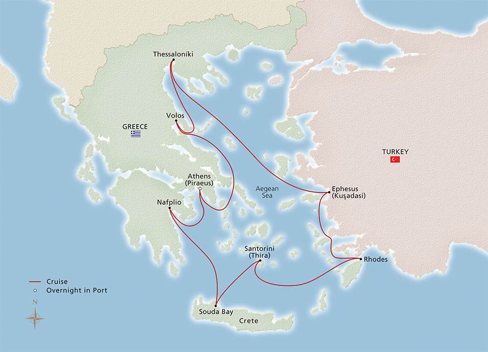 Greek Odyssey Map